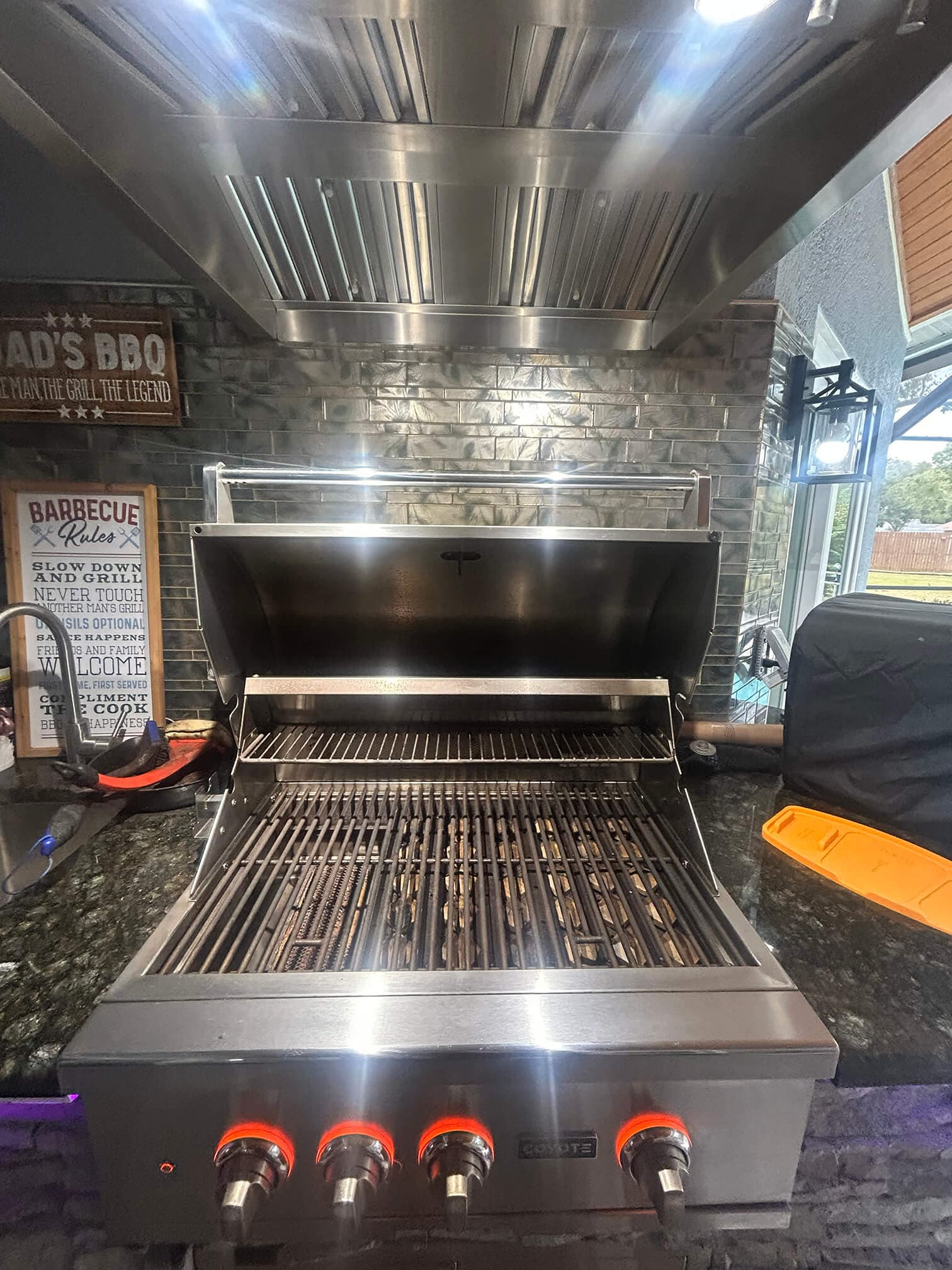 Professional grill maintenance result