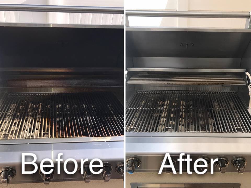 Grill cleaning result 3