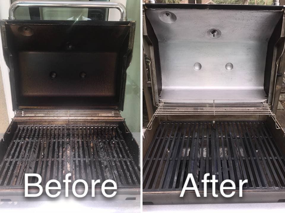 Grill cleaning result 5