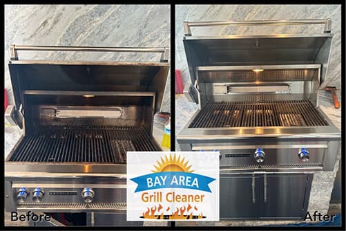 Clean grill components