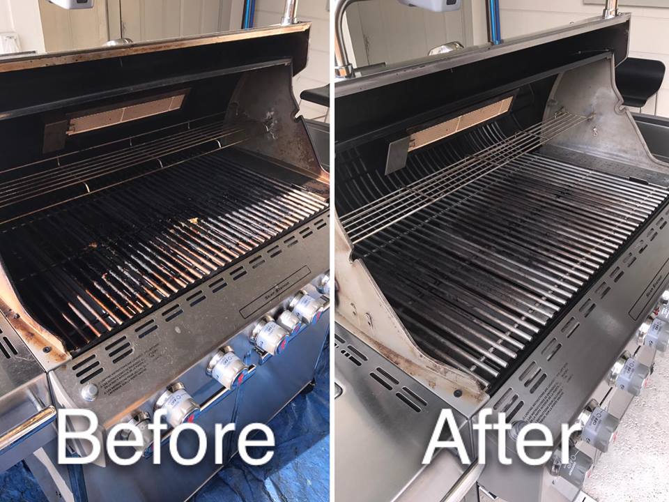 Grill cleaning result 1